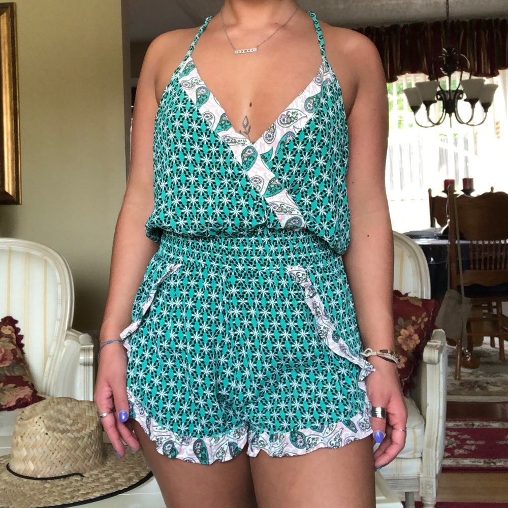 printed romper